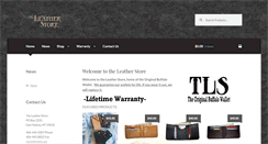 Desktop Screenshot of leathermontana.com